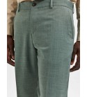 Selected - Pantalon de costume en lin vert eau