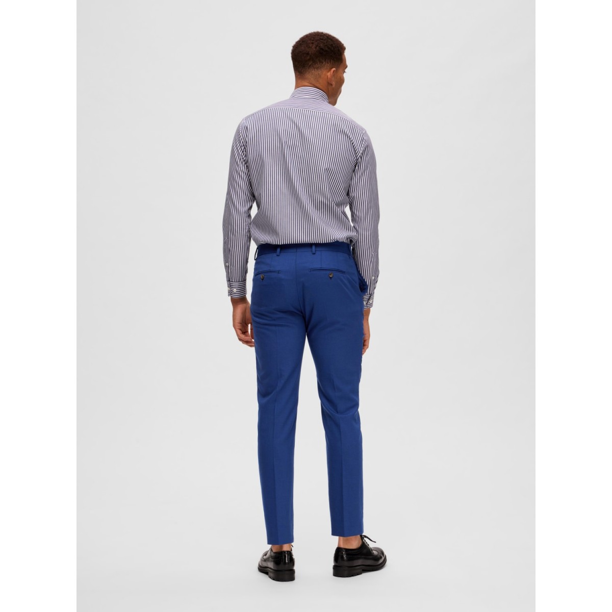 Selected - Pantalon costume bleu roi foncé