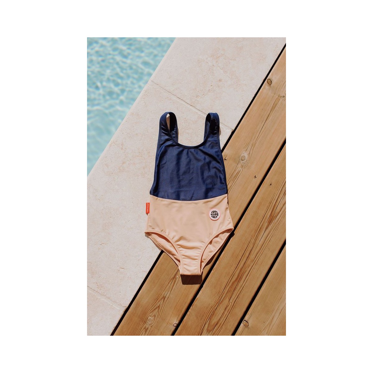 Hello Hossy - Maillot de bain bleu nuit et crème