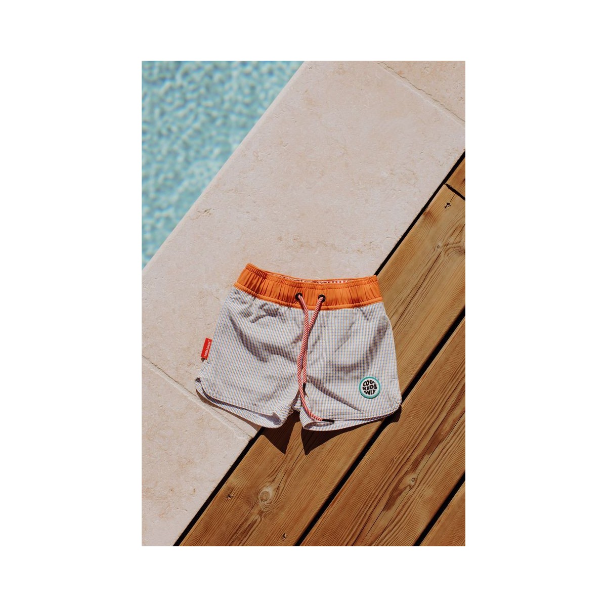 Hello Hossy - Short de bain imprimé Vichy
