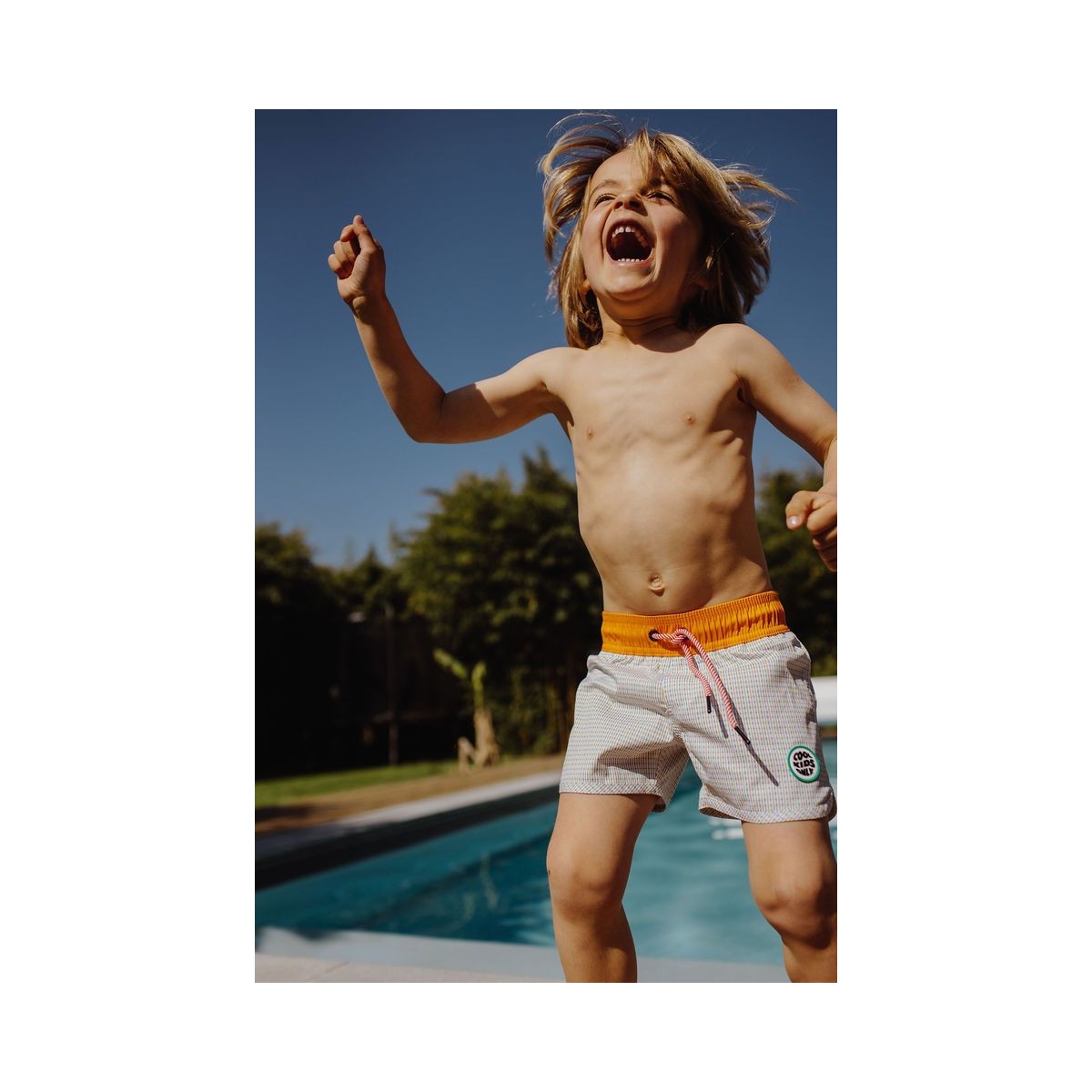 Hello Hossy - Short de bain imprimé Vichy