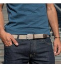 BillyBelt - Ceinture élastique tressée naturel