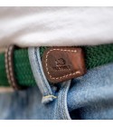 BillyBelt - Ceinture élastique tressée verte
