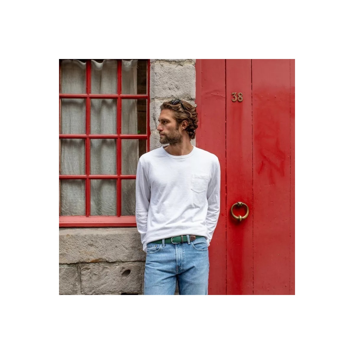 BillyBelt - Ceinture élastique tressée verte