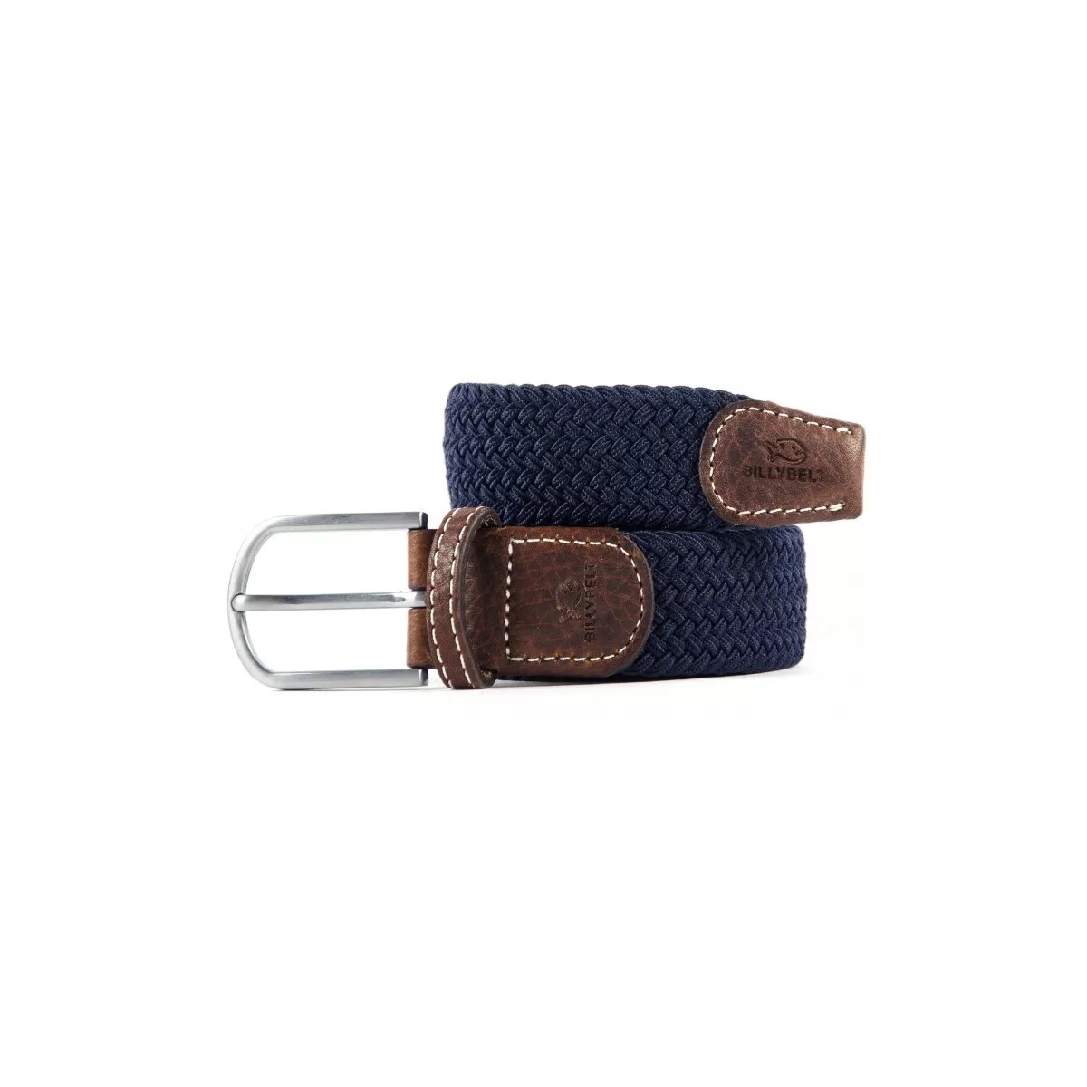 BillyBelt - Ceinture élastique tressée bleu marine