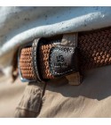 BillyBelt - Ceinture élastique tressée caramel