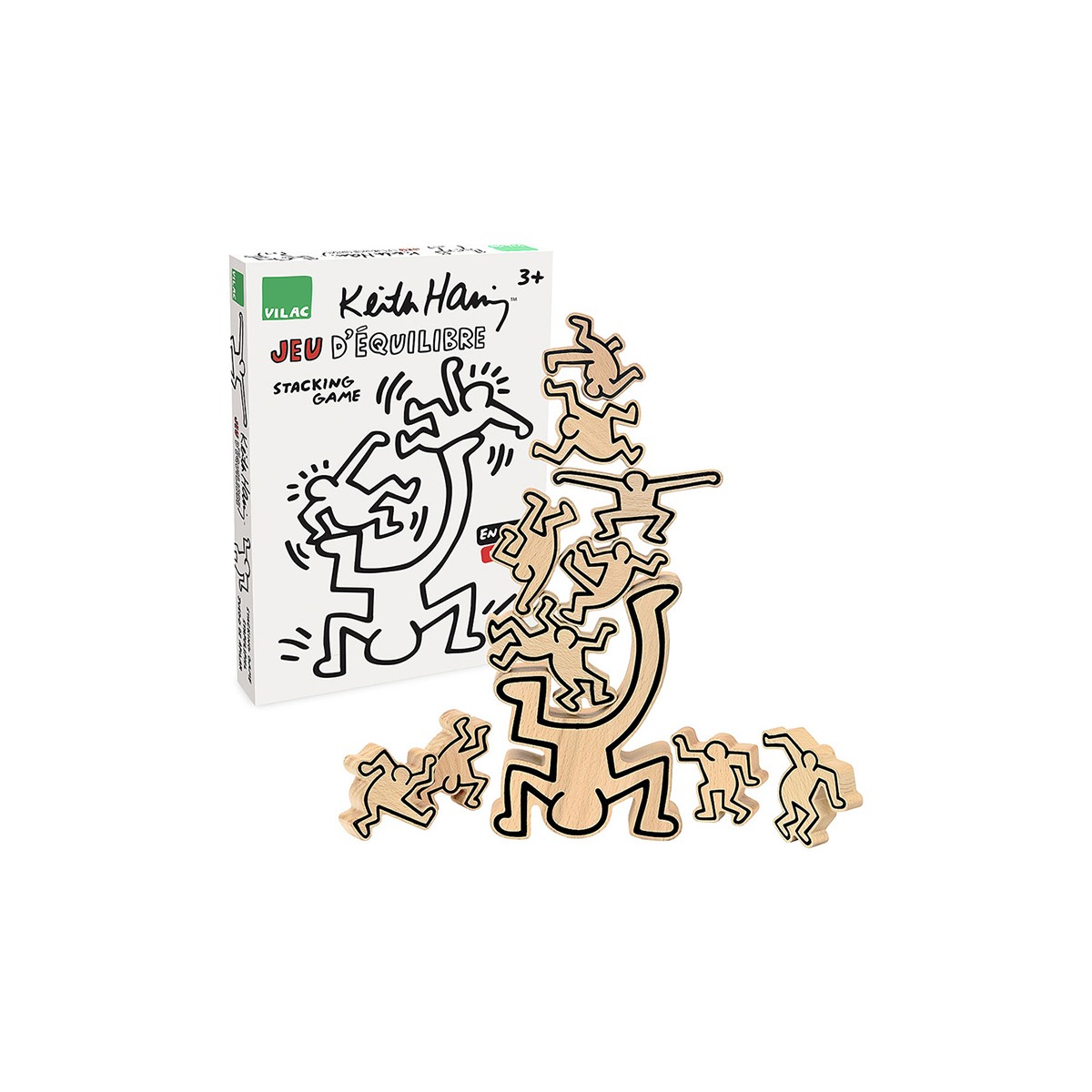 Vilac - Jeu d'équilibre Keith Haring
