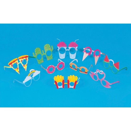 DOIY - Party glasses crazy - 10 lunettes papiers 2