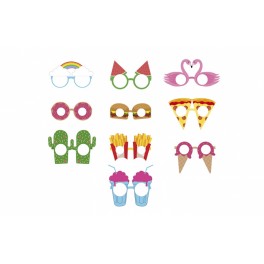 DOIY - Party glasses crazy - 10 lunettes papiers