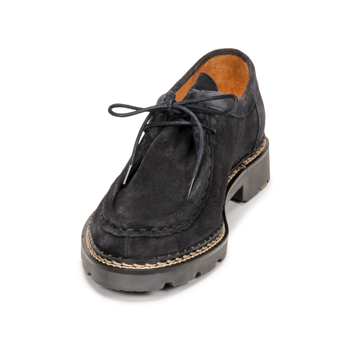 Christian Pellet - Derbies en daim marine hommes