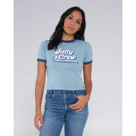 Salty Crew - T-shirt bleu