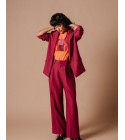 Grace et Mila - Pantalon large rose foncé