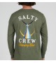 Salty Crew - T-shirt vert manches longues