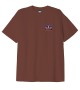 OBEY - T-shirt marron visuel multicolor
