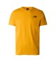 THE NORTH FACE - T-shirt jaune imprimé