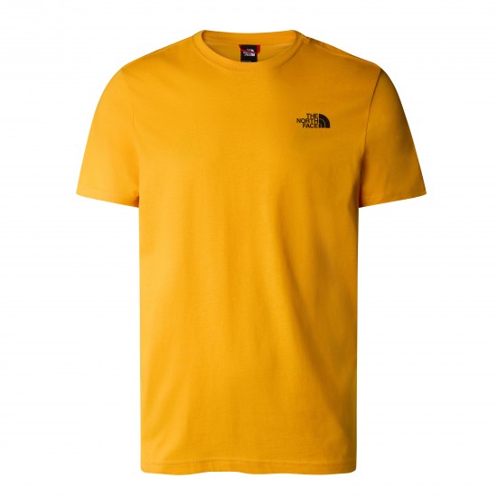 THE NORTH FACE - T-shirt jaune imprimé