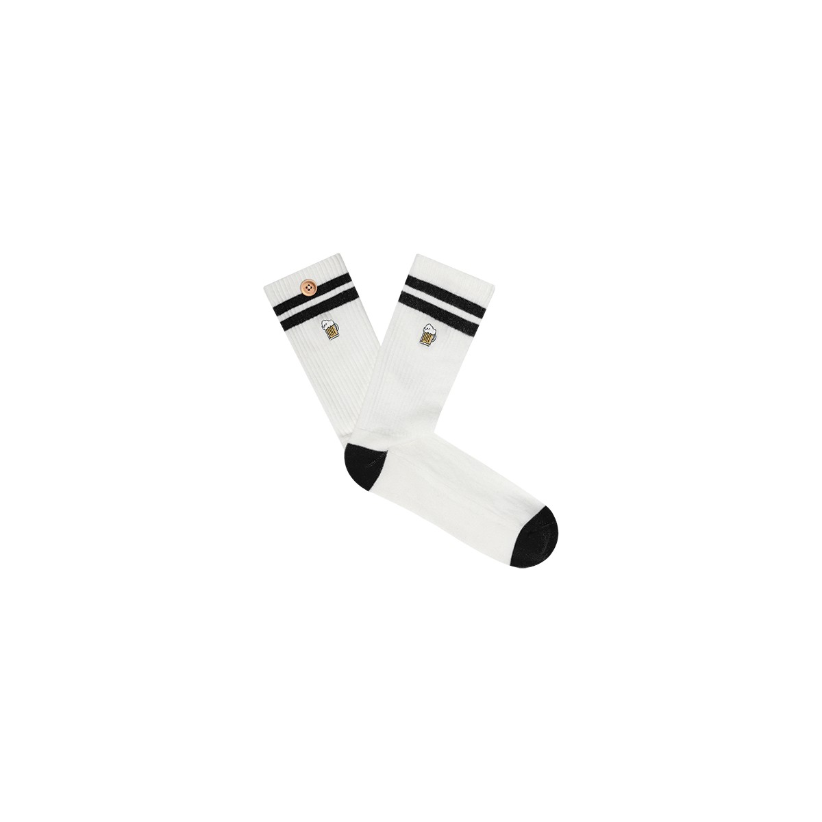 Cabaia - Chaussettes homme blanches