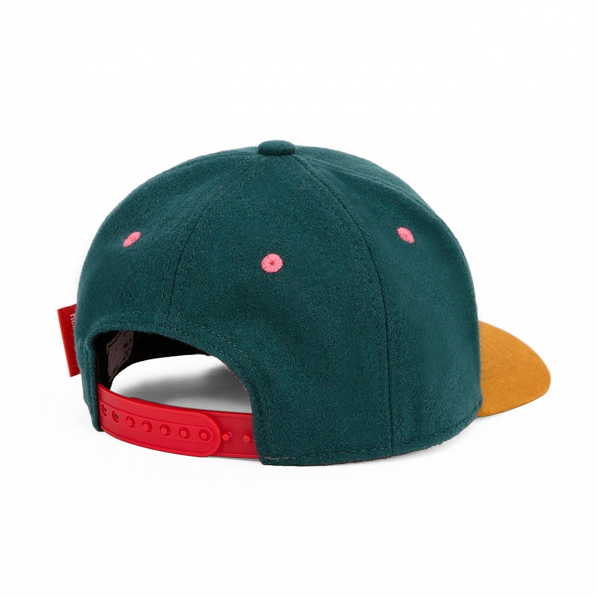 Hello Hossy - Casquette enfant en feutrine vert canard