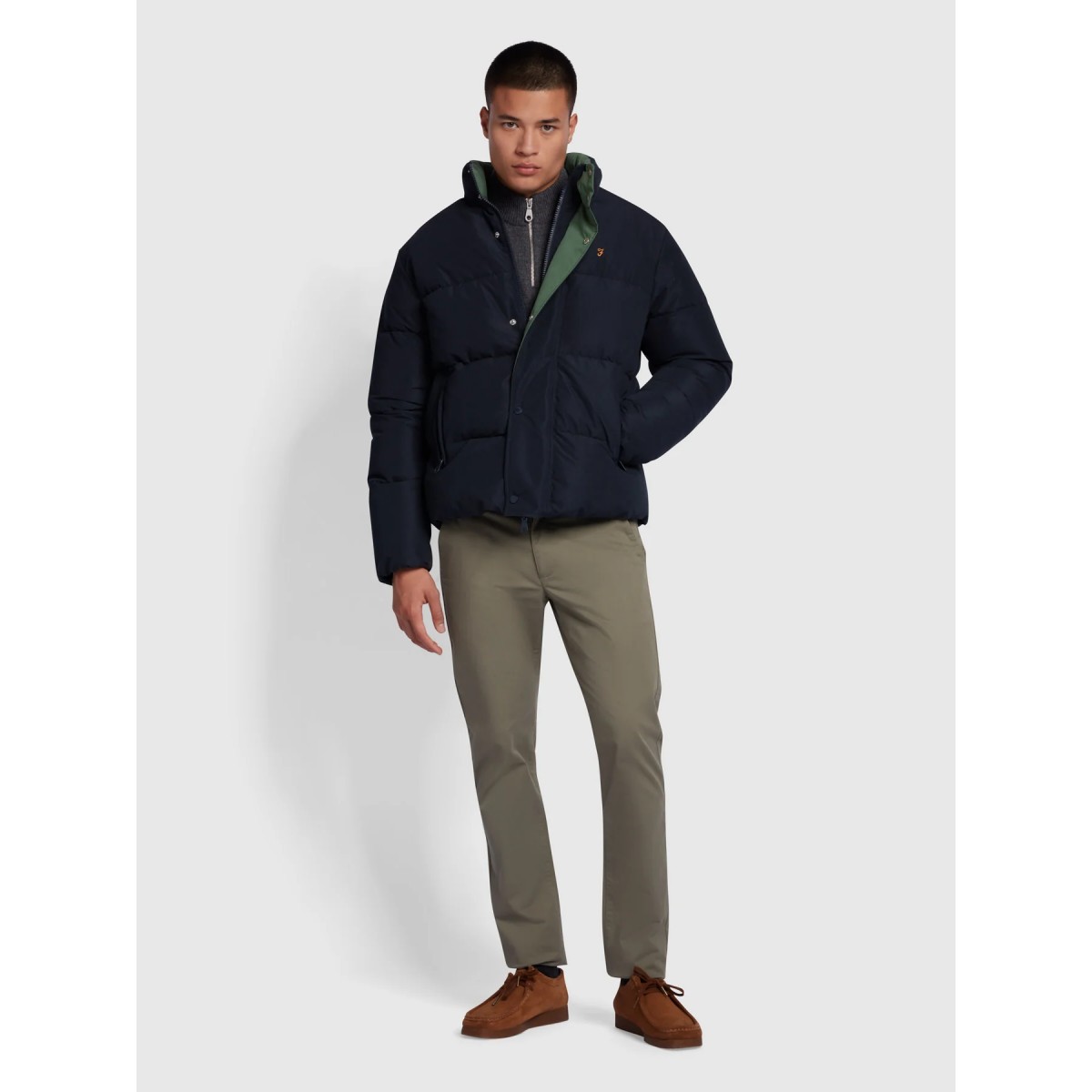 FARAH - Doudoune bleu marine