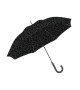 FISURA - Parapluie canne noir "Putain de pluie"