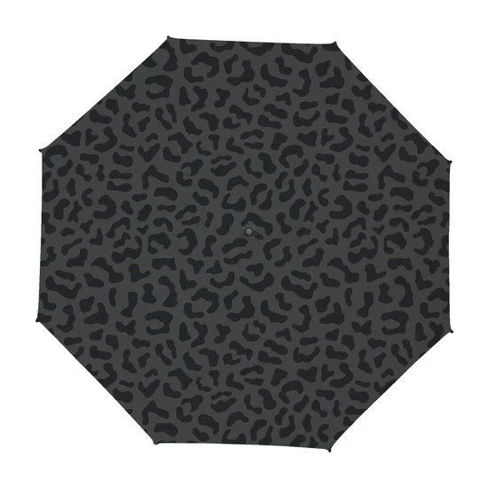FISURA - Parapluie à canne guépard noir