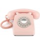 GPO - Téléphone rose rétro 746