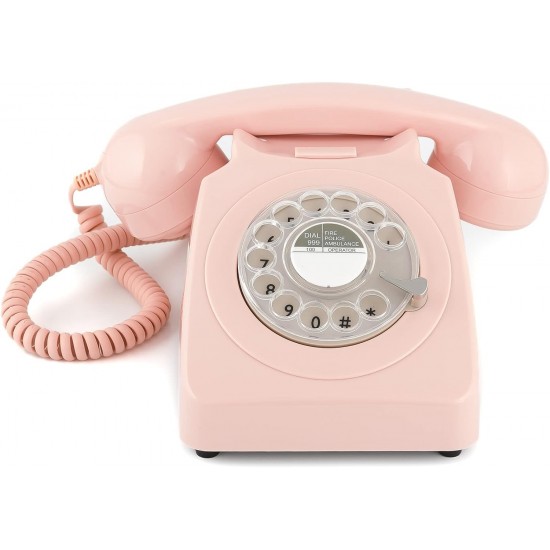 GPO - Téléphone rose rétro 746