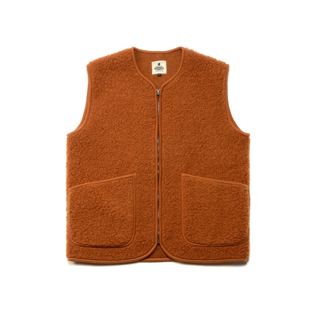 Coldbreaker - Gilet en laine camel fox