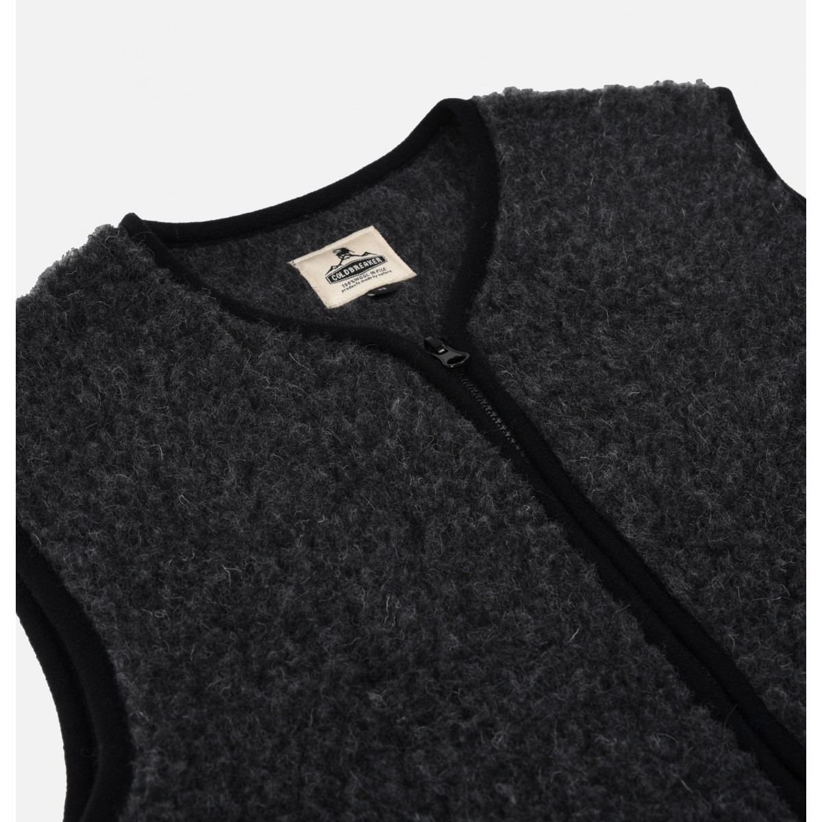 Coldbreaker - Gilet en laine noir