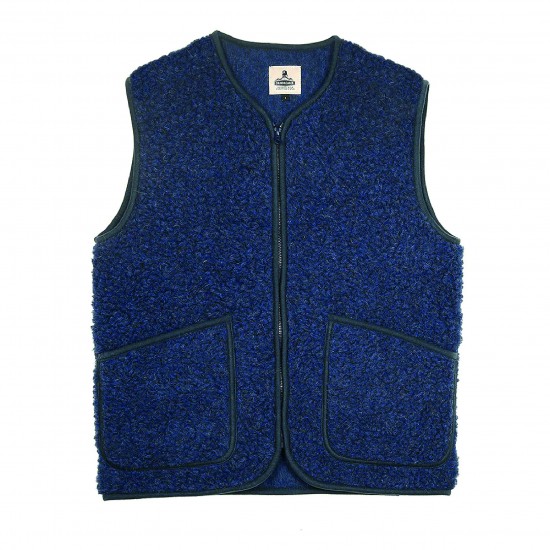 Coldbreaker - Gilet en laine bleu marine