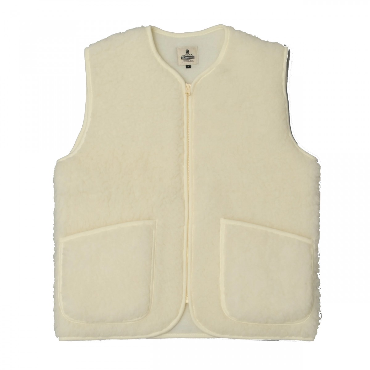 Coldbreaker - Gilet en laine blanc natural