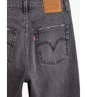 Levi's - Jean gris Ribcage straight ankle