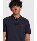 FARAH - Polo bleu marine
