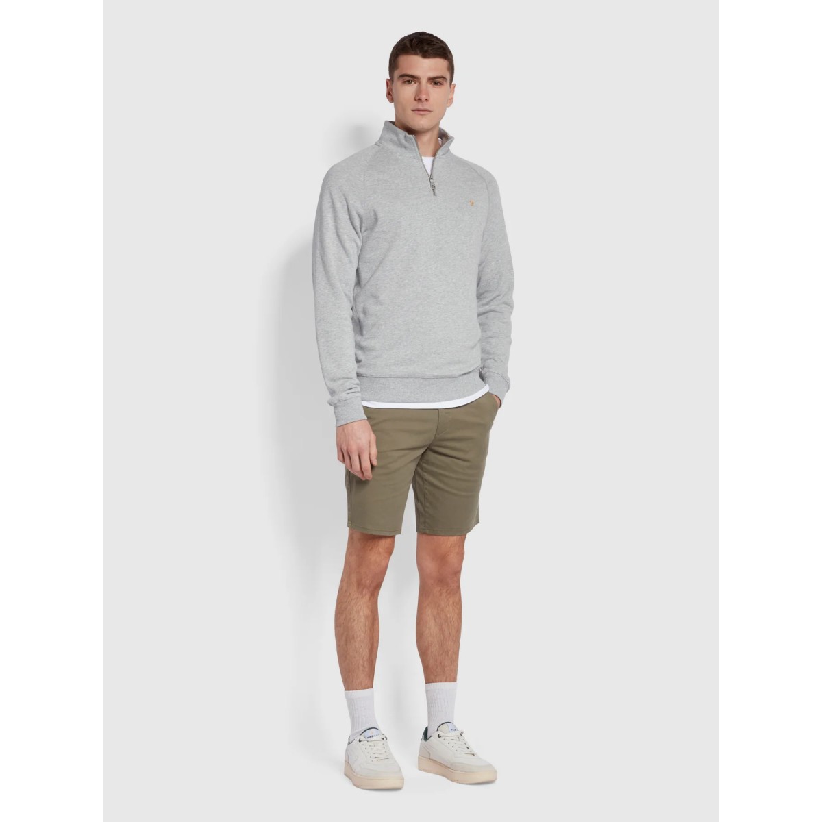 FARAH - Short vert kaki