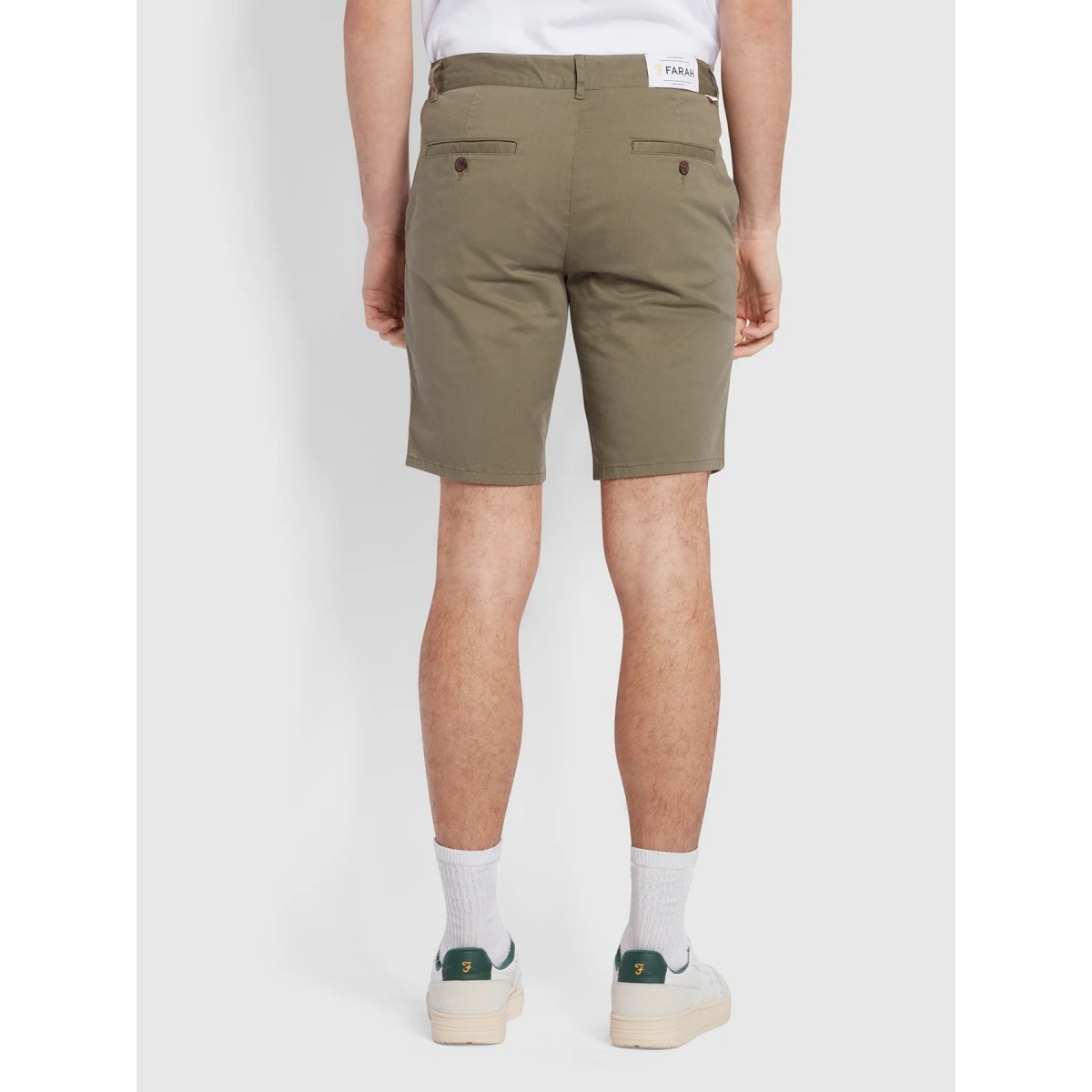 FARAH - Short vert kaki