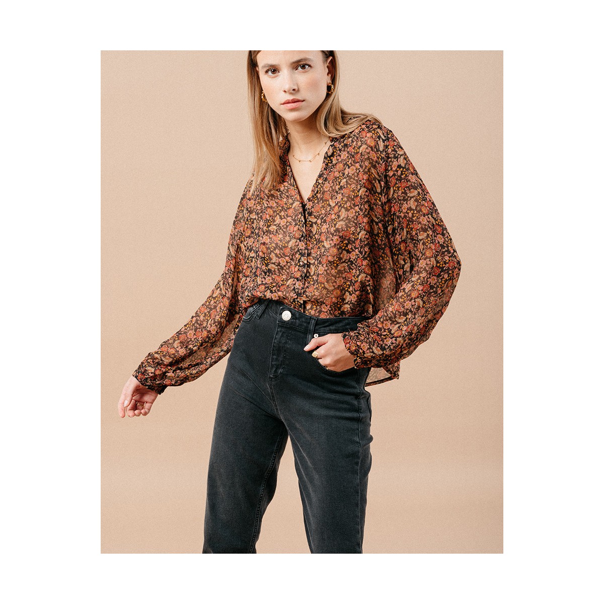 Grace et Mila - Blouse imprimé liberty