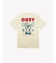 OBEY - T-shirt crème