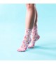 Cabaia - Chaussettes femme à motif abricot