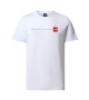 THE NORTH FACE - T-shirt blanc never stop exploring