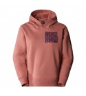 THE NORTH FACE - Sweat à capuche Mountain rose poudré