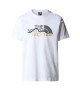 THE NORTH FACE - T-shirt Mountain Line blanc