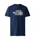 THE NORTH FACE - T-shirt Woodcut bleu marine