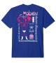 OBEY - T-shirt Break Mental bleu