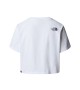 THE NORTH FACE - T-shirt blanc cropp