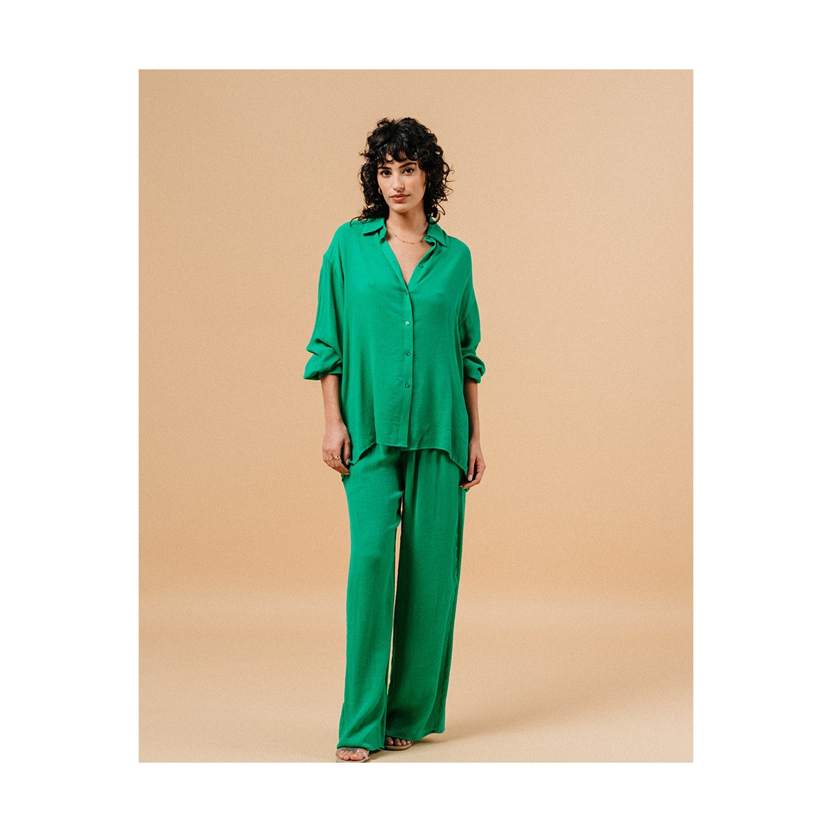 Grace et Mila - Chemise verte