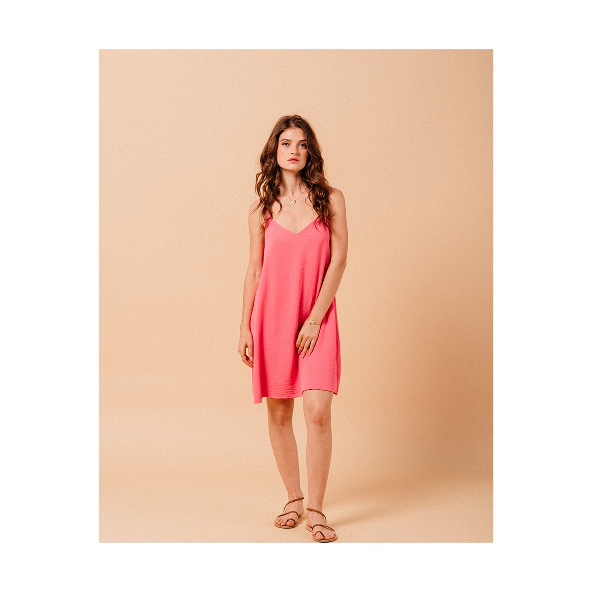 Grace et Mila - Robe rose courte