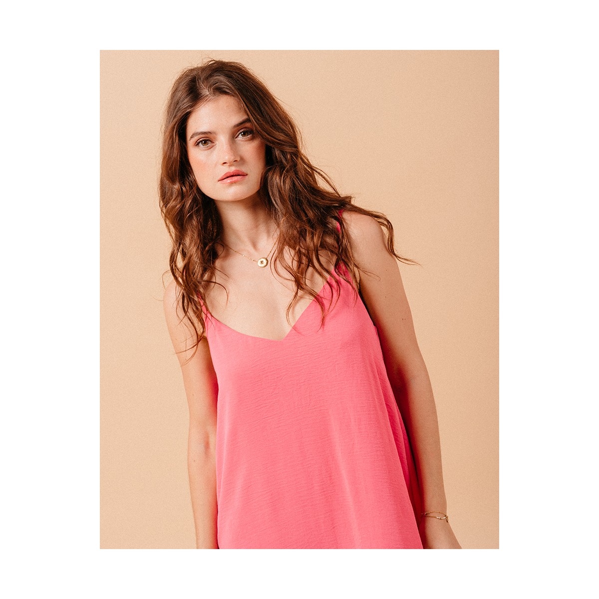 Grace et Mila - Robe rose courte