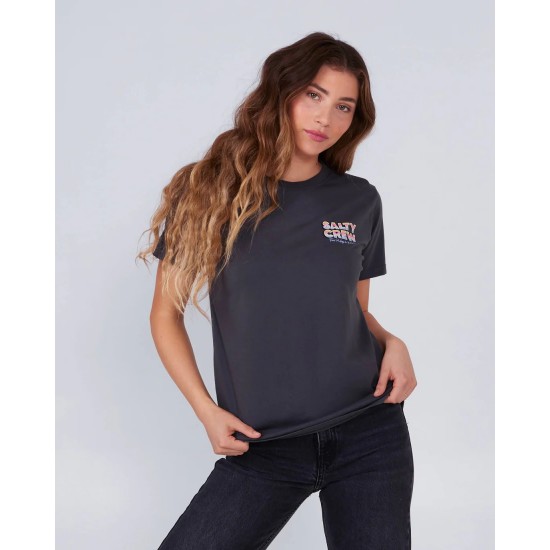 Salty Crew - T-shirt oversize gris femme