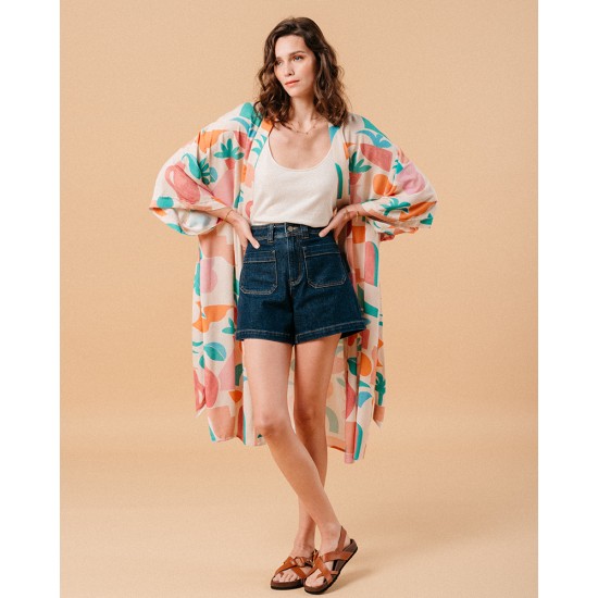 Grace et Mila - Veste kimono à motifs 2