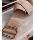 Grace et Mila - Ceinture élastique camel